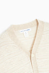 MENS CARDIGAN KNIT IN BEIGE, SS23