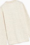 MENS CARDIGAN KNIT IN BEIGE, SS23