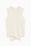 MENS SWEATER VEST IN BEIGE, SS23