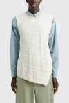 MENS SWEATER VEST IN BEIGE, SS23