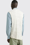 MENS SWEATER VEST IN BEIGE, SS23