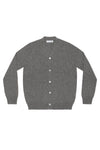 V-NECK KNIT CARDIGAN IN TOP GREY, FW22