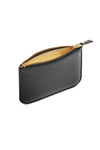 SMALL ZIP PURSE IN BLACK/GOLD, W21