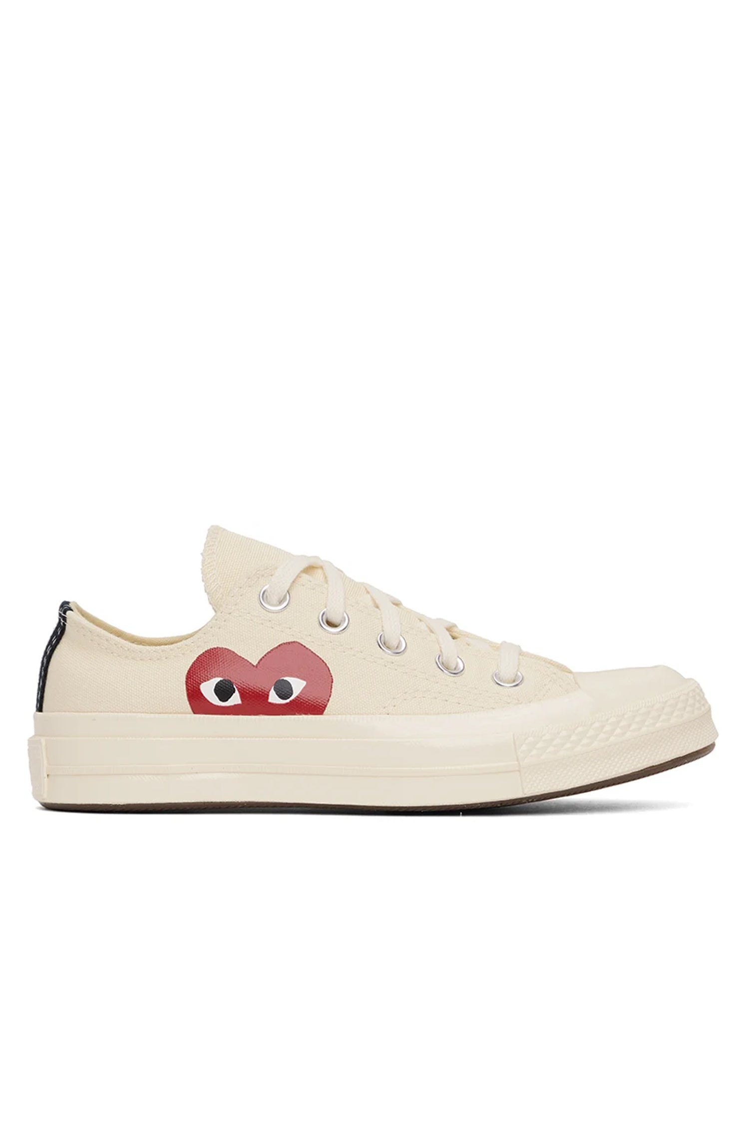 BIG HEART LOW TOP SNEAKER IN BEIGE