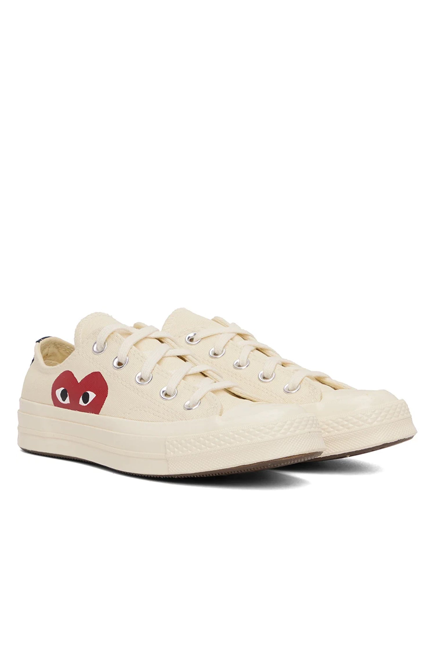 BIG HEART LOW TOP SNEAKER IN BEIGE