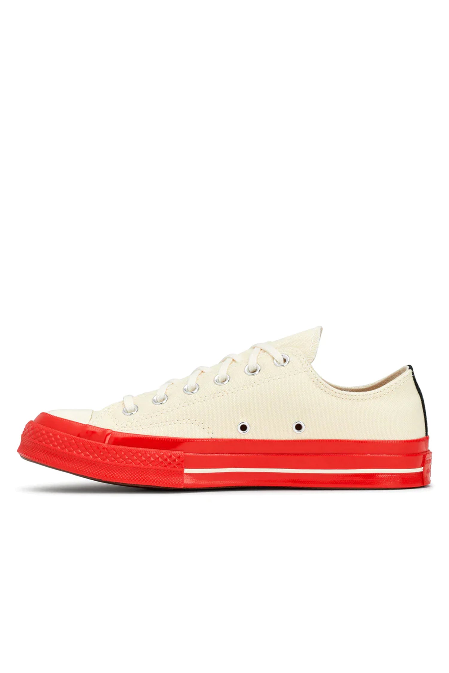 LOW TOP RED SOLE SNEAKER IN WHITE, FW22