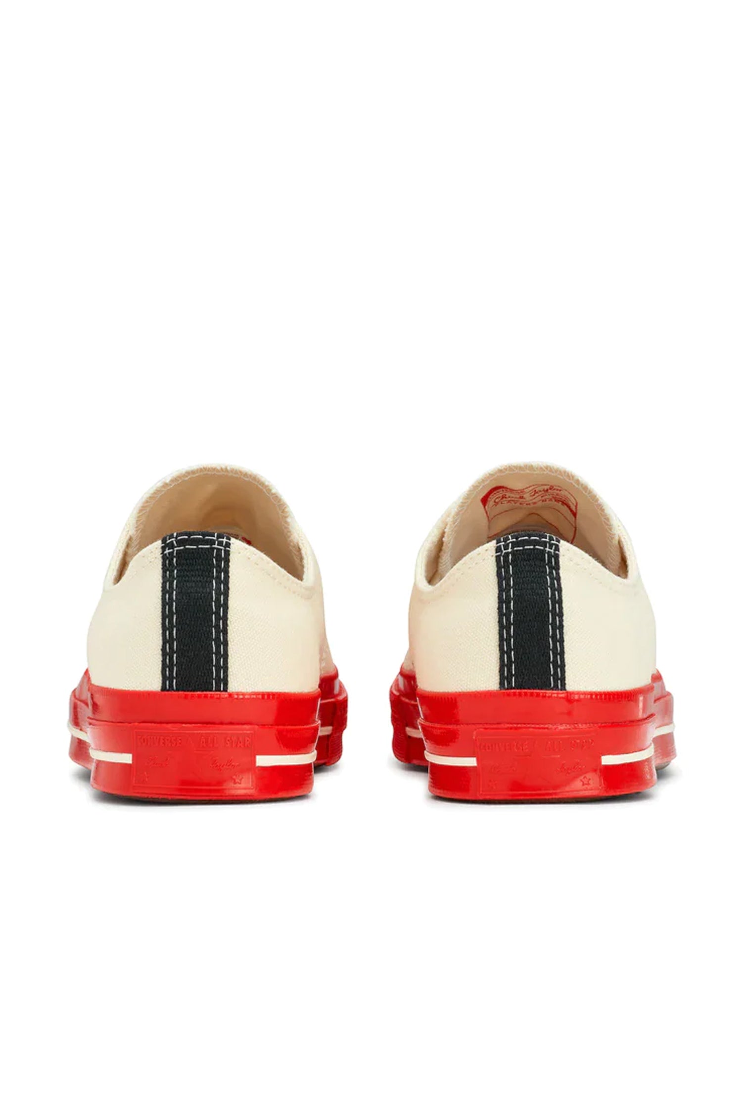 LOW TOP RED SOLE SNEAKER IN WHITE, FW22