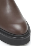 DRIES FLAT CHELSEA BOOT IN DARK BROWN, AW22-23