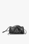 SOFT SHOULDER PURSE IN BLACK, AW22-23