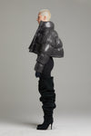 CROPPED PFD V2 PUFFER IN GUNMETAL