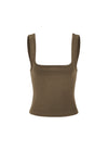 SQUARE NECK TANK IN CORK