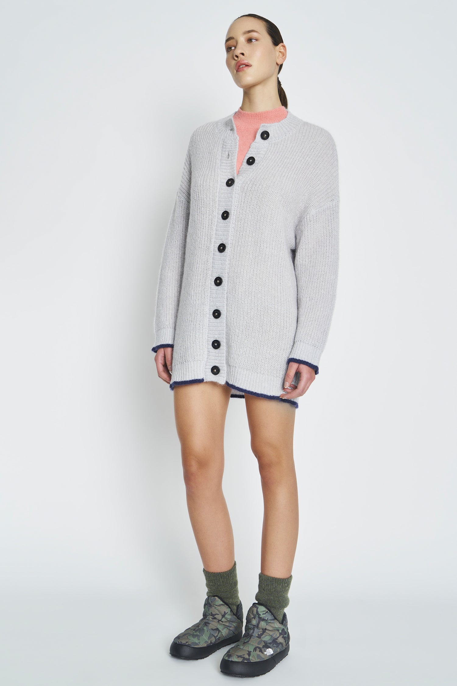ACE CARDI IN FOG/INK TIPS, W23