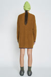 QUINN SWEATER IN CINNAMON/INK TIPS, W23