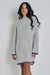 QUINN SWEATER IN FOG/INK TIPS, W23