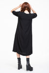 THRILLS DRESS IN BLACK, S23