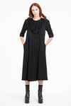 THRILLS DRESS IN BLACK, S23