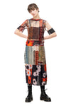 DUPLEX SKIRT IN COSMO PRINT, S24