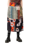 DUPLEX SKIRT IN COSMO PRINT, S24