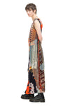 HIGH-LINE DRESS IN COSMO PRINT, S24