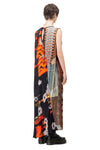 HIGH-LINE DRESS IN COSMO PRINT, S24