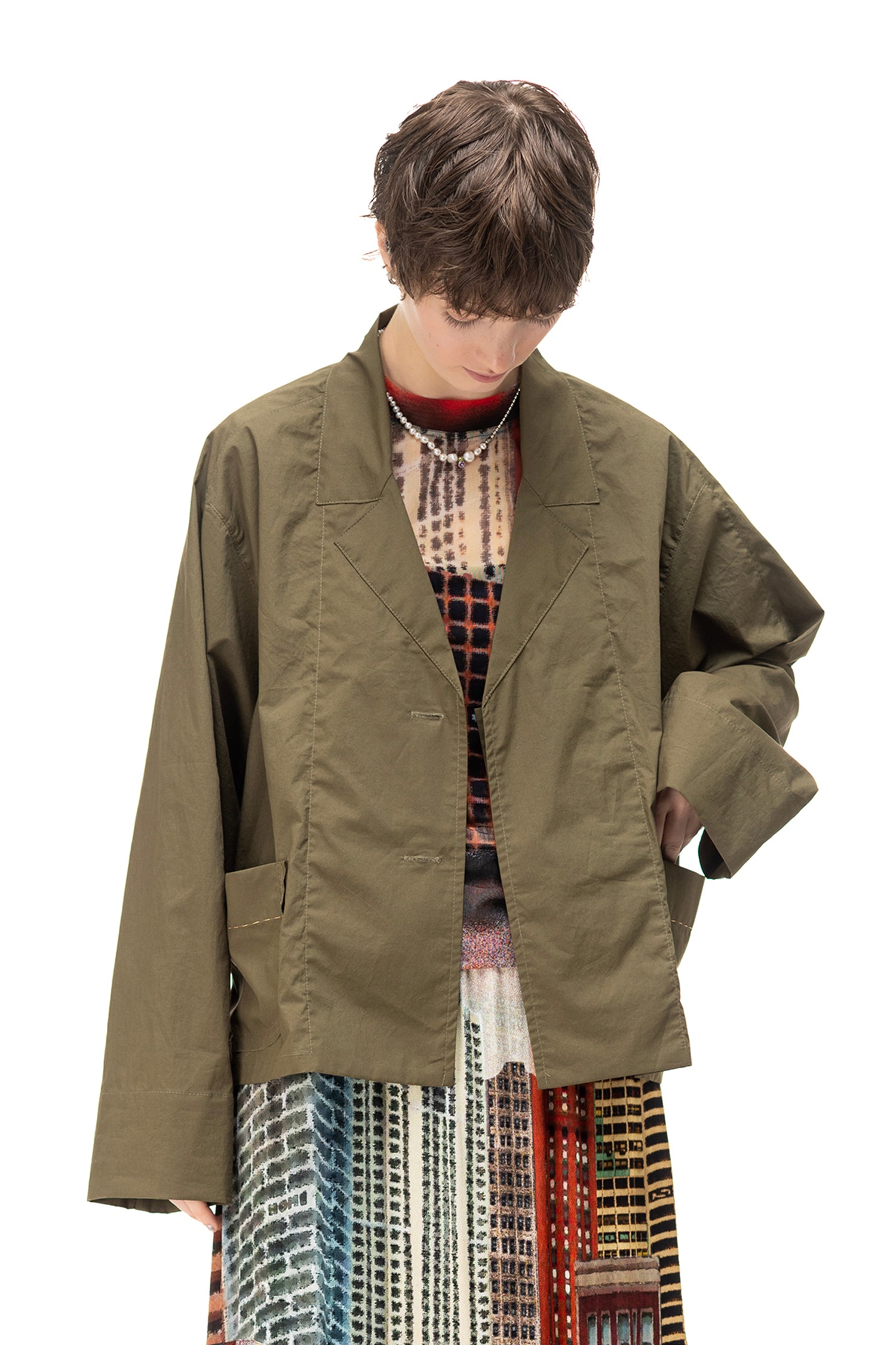 TOWN JACKET IN CAPER, S24