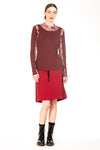 FLUSH LONG SLEEVE IN RED, W22