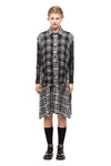 CHECK IT OUT SHIRT DRESS IN BLACK, W23