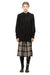 CHECK OFF SWEATER IN BLACK, W23