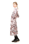 FANG DRESS IN PINK VIPER PRINT, W23