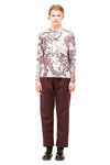 FANG LONG SLEEVE IN PINK VIPER PRINT, W23