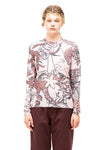 FANG LONG SLEEVE IN PINK VIPER PRINT, W23
