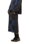 JOEY SKIRT IN BLUE CHECKERBOARD, W23