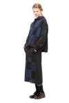 JOEY SKIRT IN BLUE CHECKERBOARD, W23