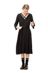 VINE DRESS IN BLACK, W23