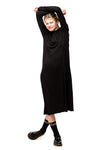 WINGED DRESS IN BLACK, W23