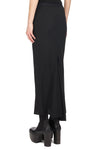 CALF BIAS SKIRT IN BLACK, SS23