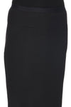 CALF BIAS SKIRT IN BLACK, SS23