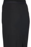 CALF BIAS SKIRT IN BLACK, SS23