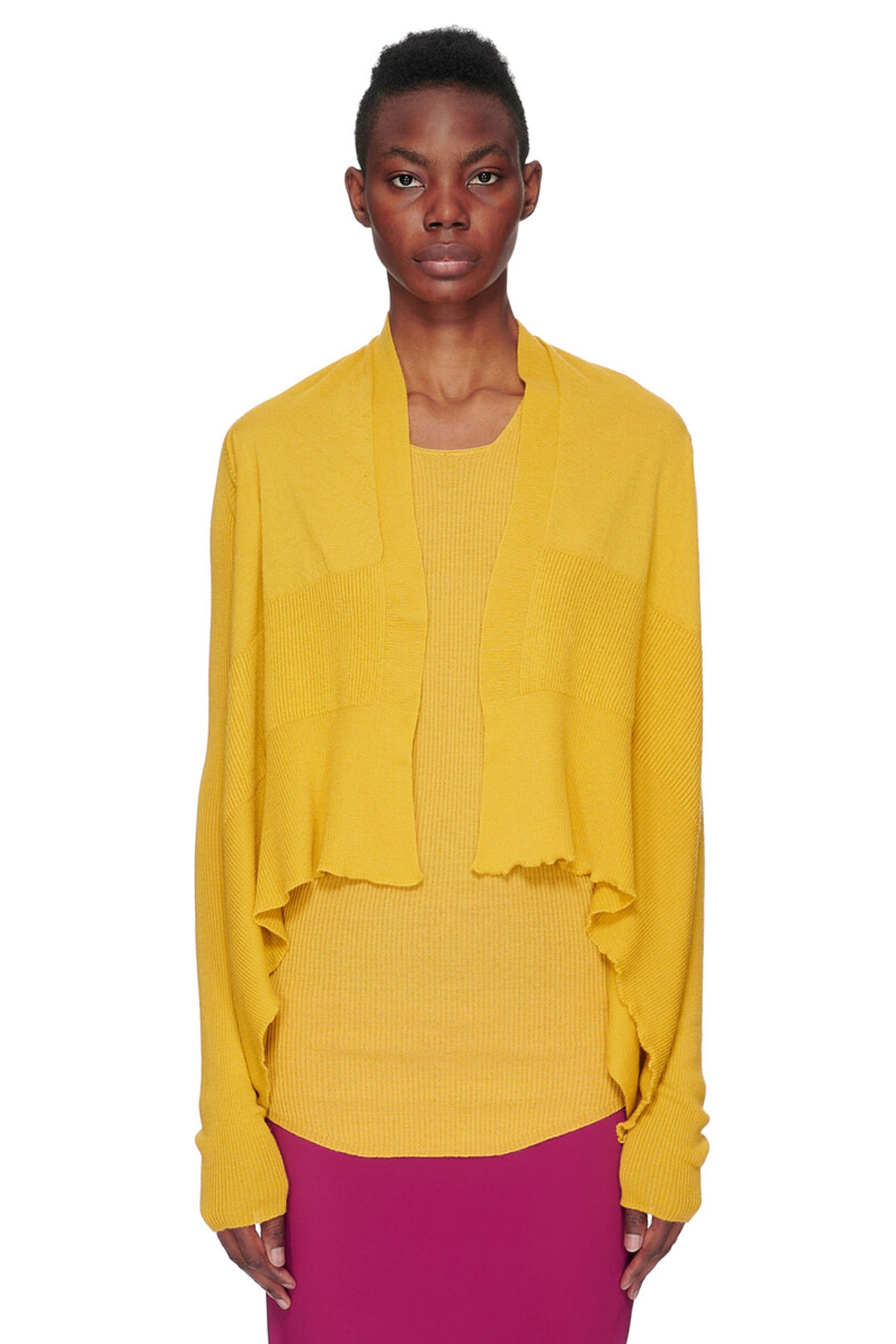 SHORT WRAP IN LEMON, SS23