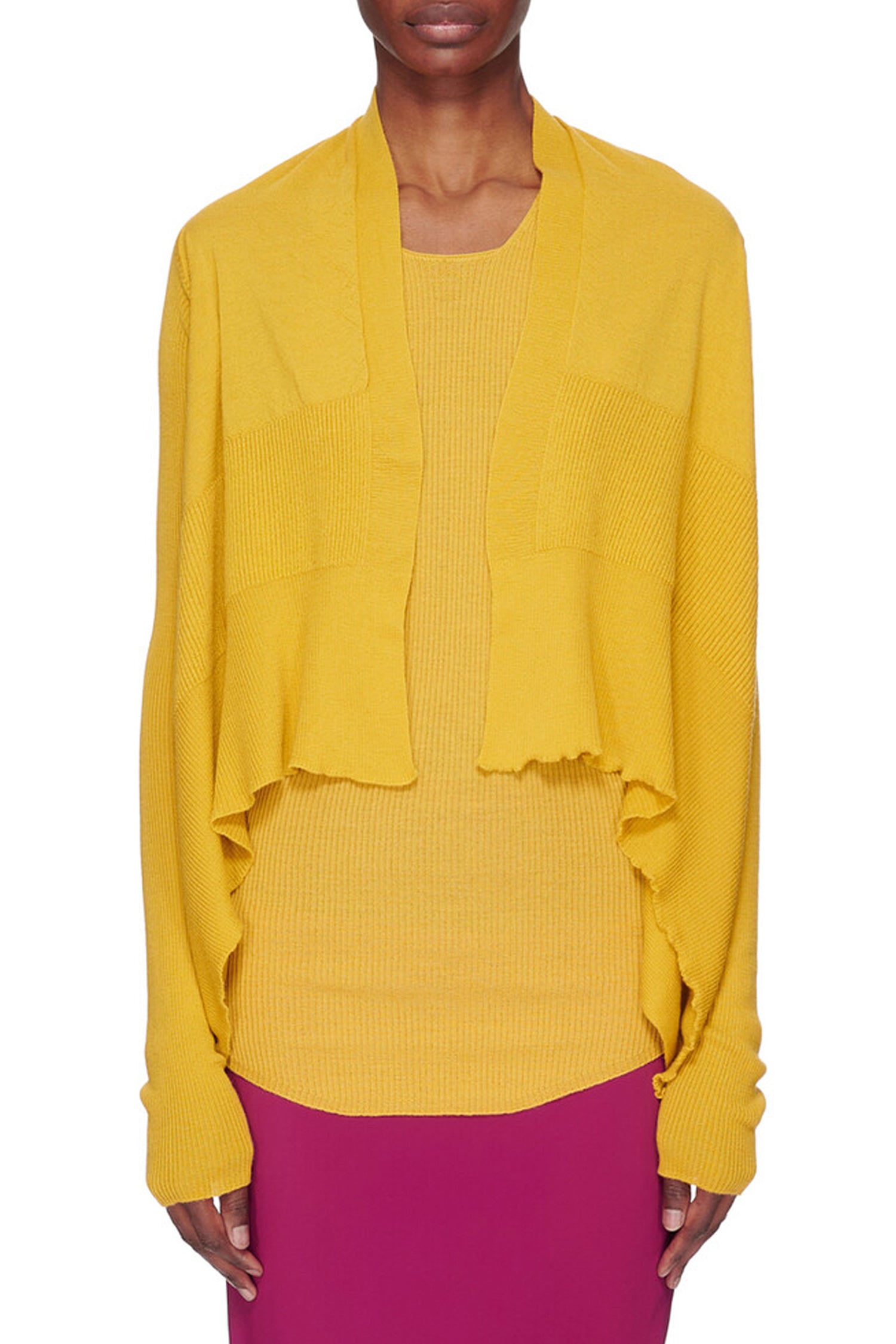 SHORT WRAP IN LEMON, SS23