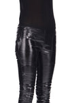 DENIM LEGGINGS IN BLACK, FW22