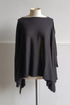 PONCHO IN BLACK, FW22
