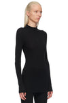 RIBBED LUPETTO IN BLACK, FW22