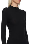 RIBBED LUPETTO IN BLACK, FW22
