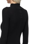 RIBBED LUPETTO IN BLACK, FW22