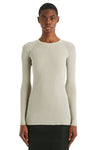 RIB L/S TEE IN PEARL, FW22