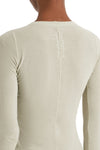 RIB L/S TEE IN PEARL, FW22