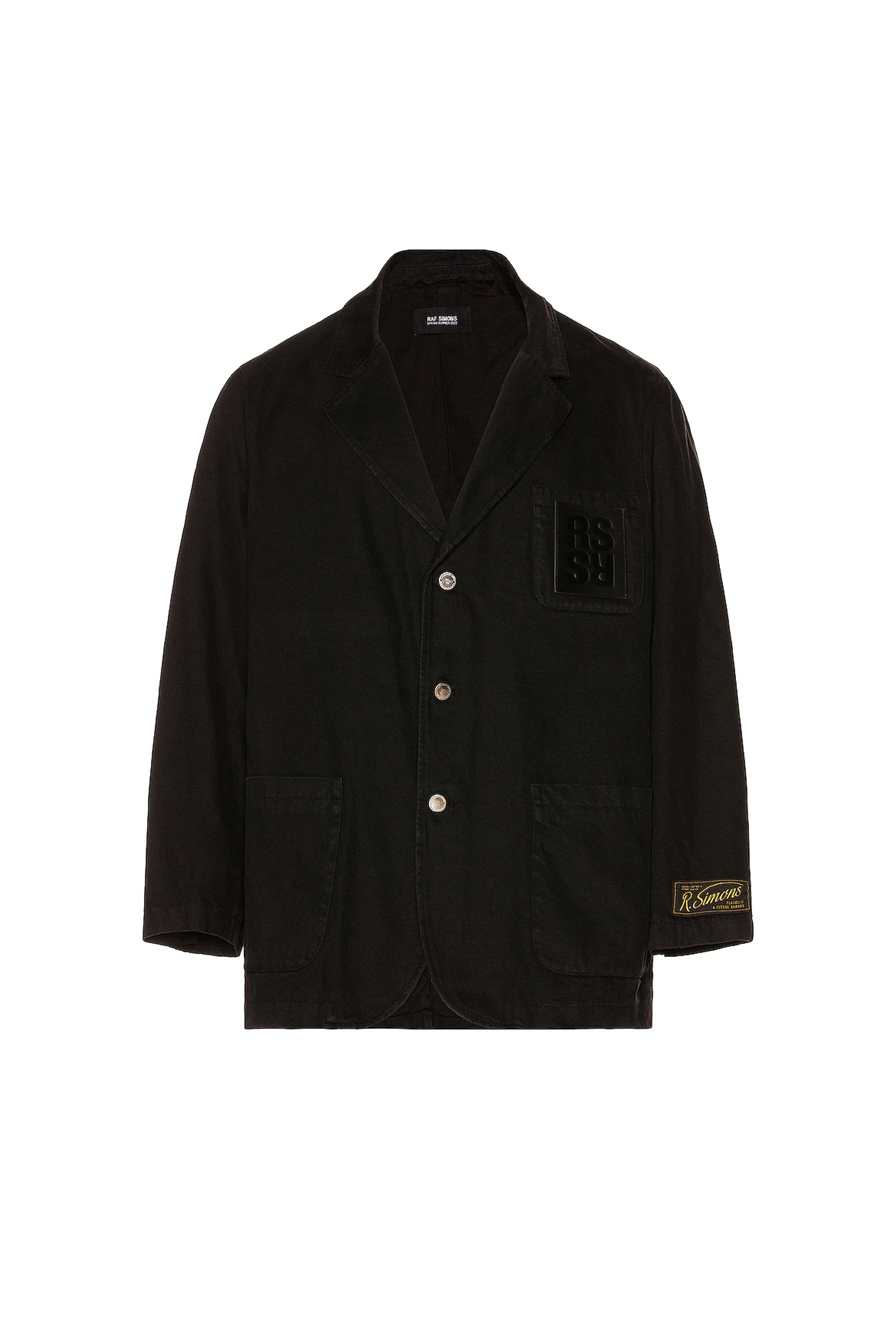 SCHOOL BOY DENIM BLAZER IN BLACK, S22