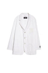 SCHOOL BOY DENIM BLAZER IN WHITE, S22