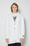 SCHOOL BOY DENIM BLAZER IN WHITE, S22